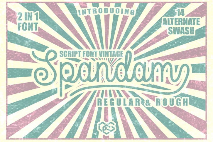 Spandam Vintage Font Font Download