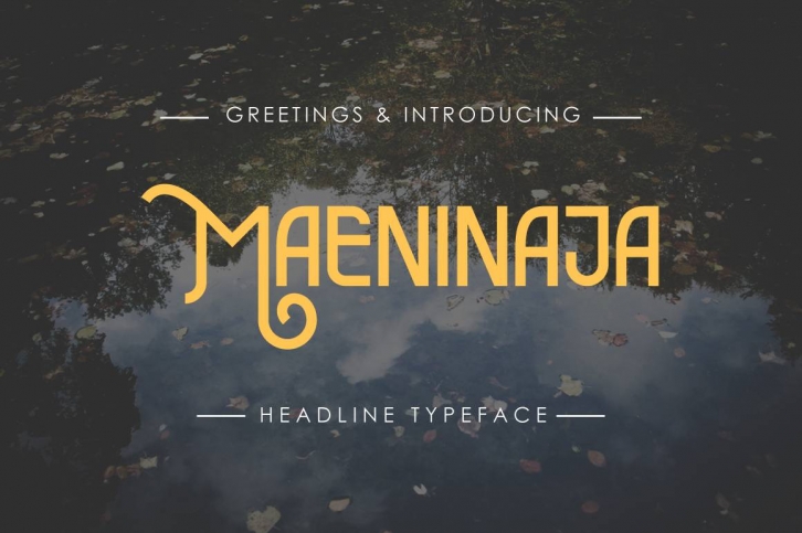 Maeninaja Typeface Font Download