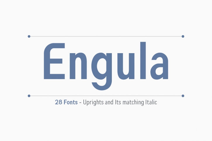 Engula Sans Serif Family Font Download