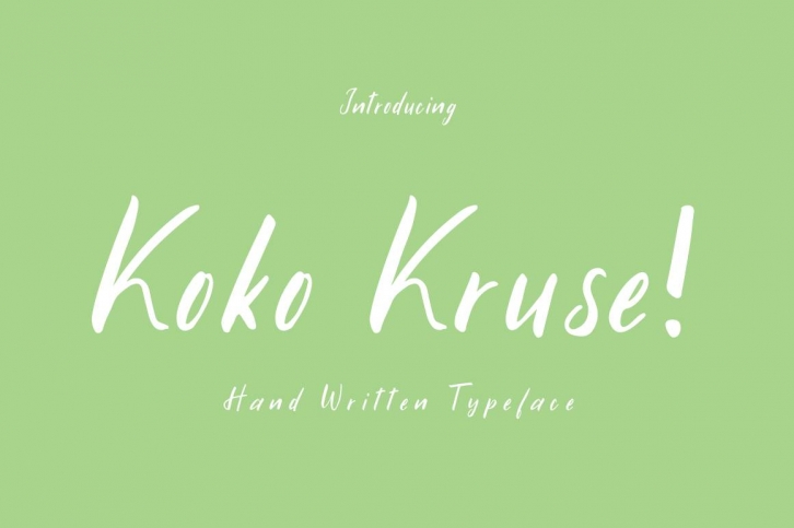 Koko Kruse! Font Download