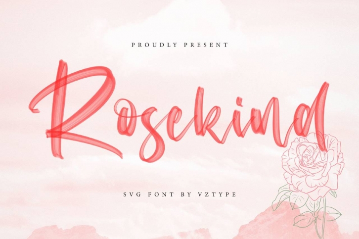 Rosekind svg font Font Download