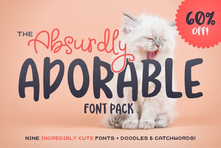 The Absurdly Adorable Font Pack Font Download
