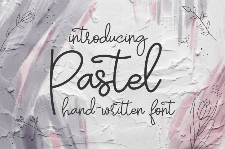 Pastel | hand-written font Font Download