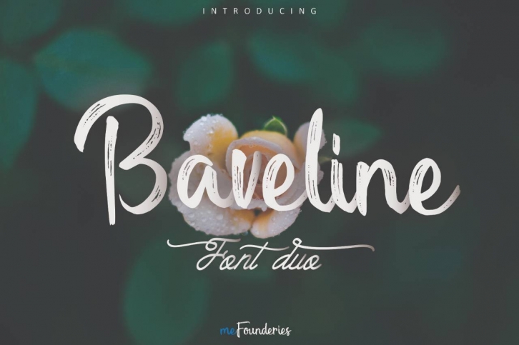 Baveline font duo Font Download