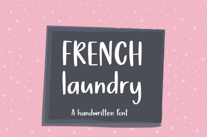 French Laundry Font Download