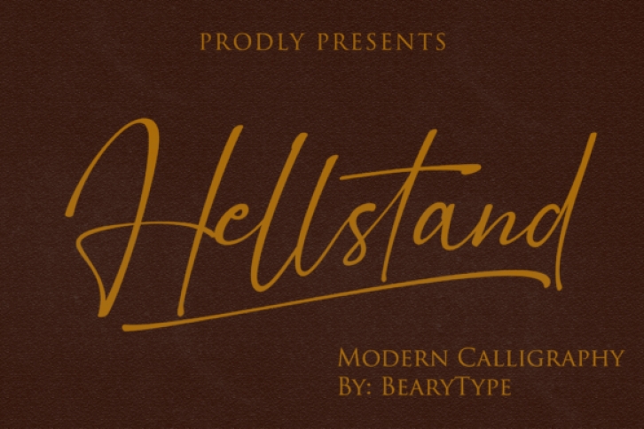 Hellstand Font Download