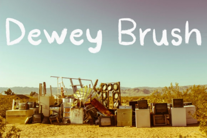 Dewey Brush Font Download