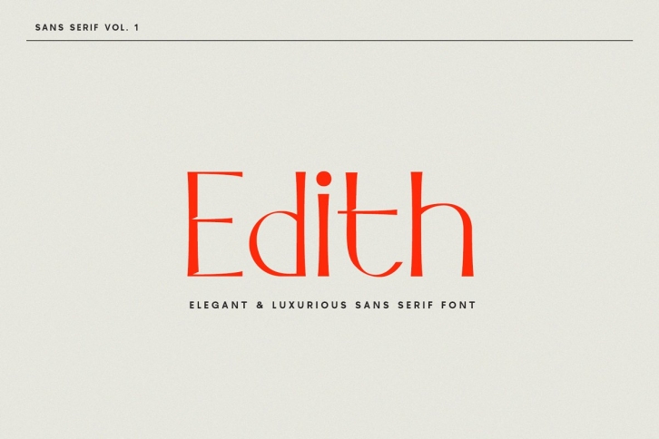 Edith Font Download