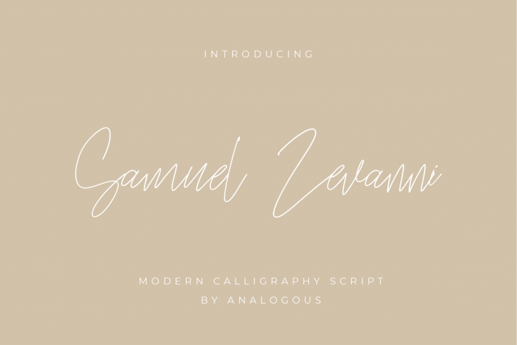 Samuel Zevanni || signature font Font Download