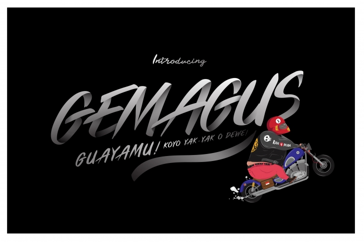 Gemagus Typeface Font Download