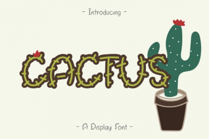 Cactus Font Download