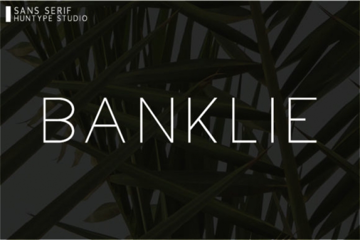 Banklie Font Download