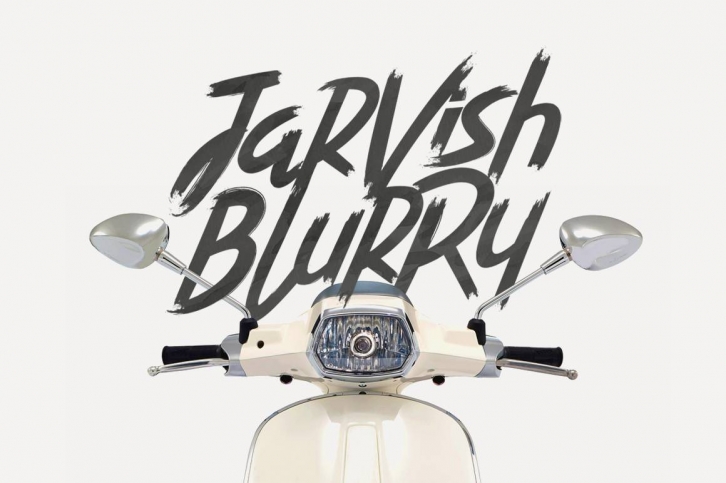 Jarvish Blurry Font Download