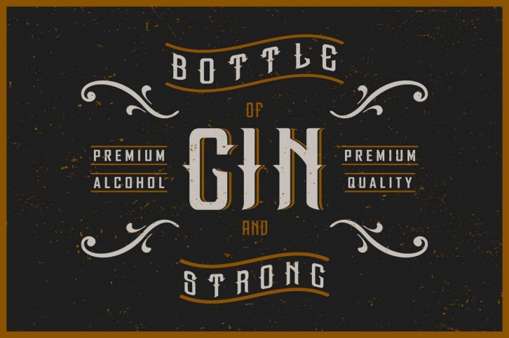Gin handcrafted typeface Font Download