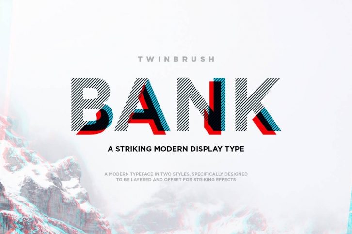 Bank Display Font Font Download