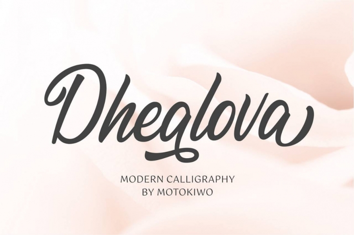 Dhealova - Romantic Script Font Download