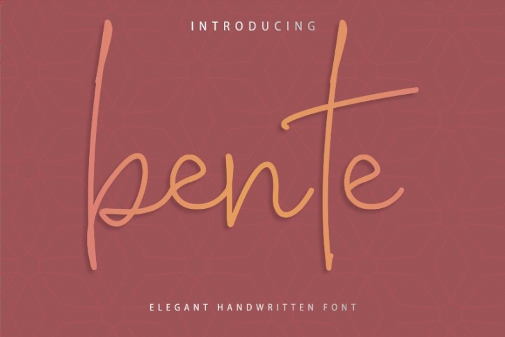 Bente Font Download