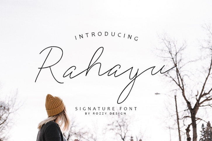 Rahayu Signature Font Font Download