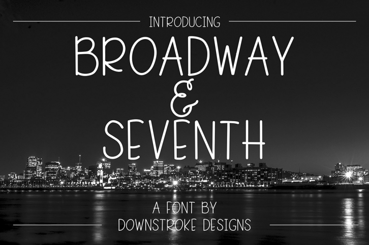Broadway & Seventh Font Font Download