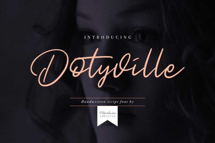 Dotyville Script Font Font Download