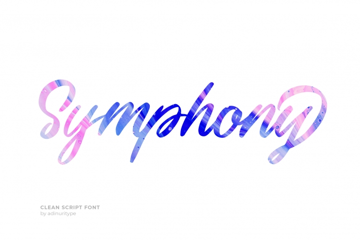 Symphony Script Font Font Download