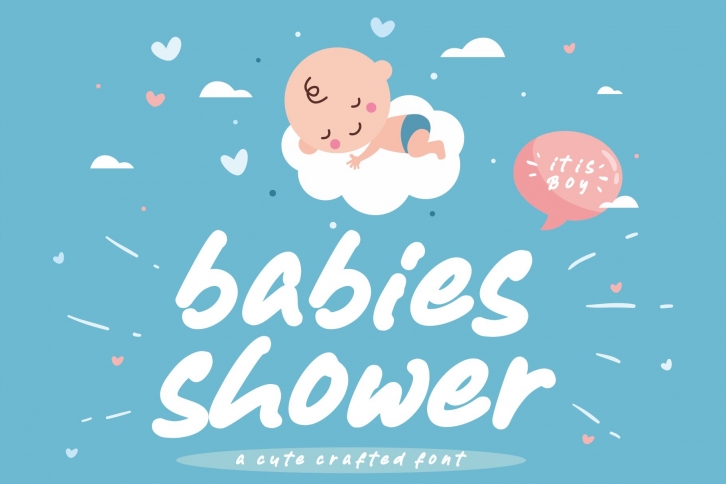 Babies Shower Font Download