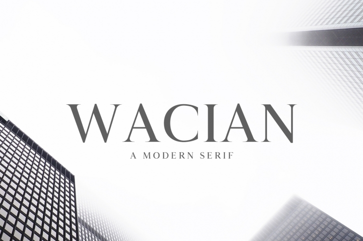 Wacian Serif Font Family Pack Font Download