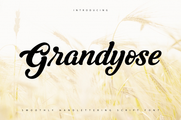 Grandyose | Smoothly Handlettering Script Font Font Download