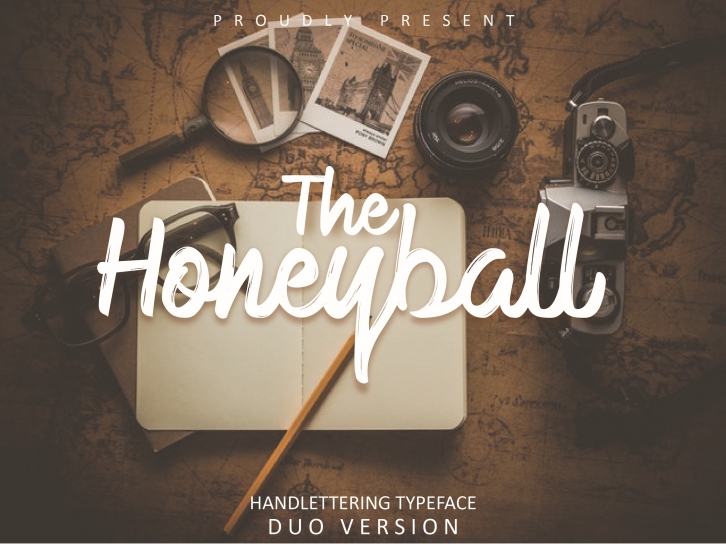 Honeyball-duo version Font Download