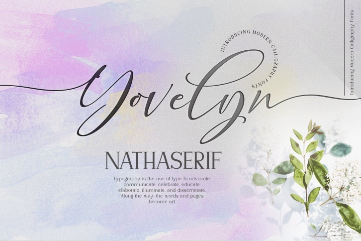 Yovelyn and Natha Font Download