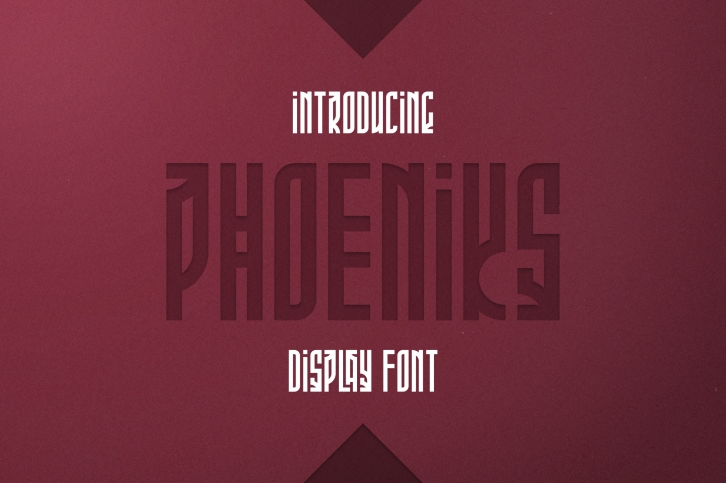 Phoeniks - Display font Font Download