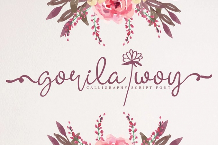 gorila woy Font Download