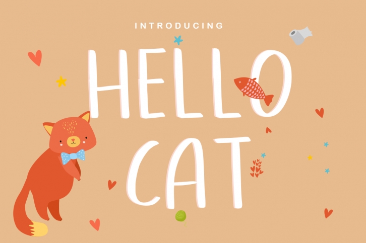 Hellocat - Fun Sans Serif Font Download