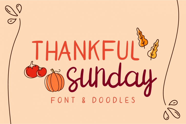 thankful sunday Font Download