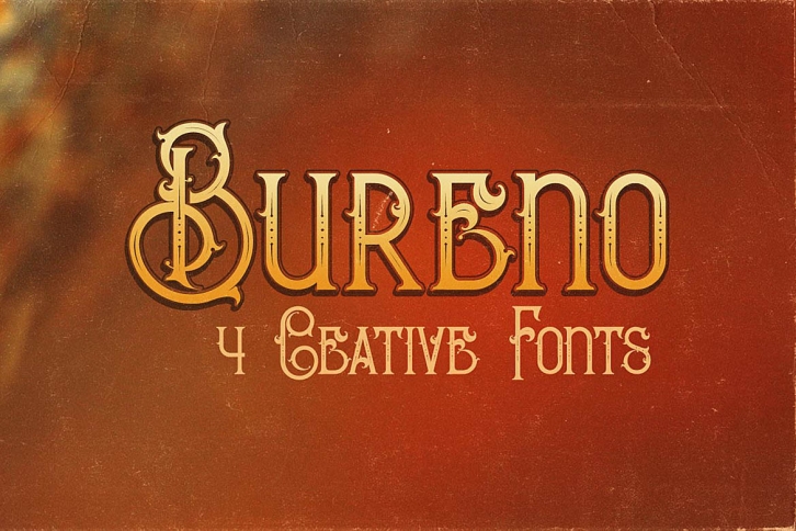 Bureno - Decorative Font Font Download
