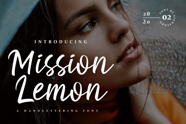 Mission Lemon Handlettering Font Font Download
