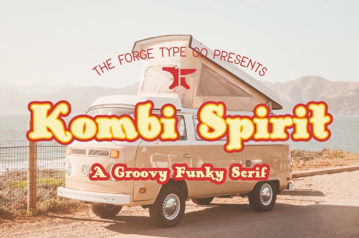 Kombi Spirit - Funky Groovy Serif Font Download