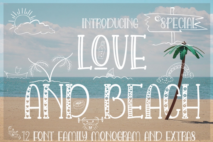 LOVE AND BEACH Font Download