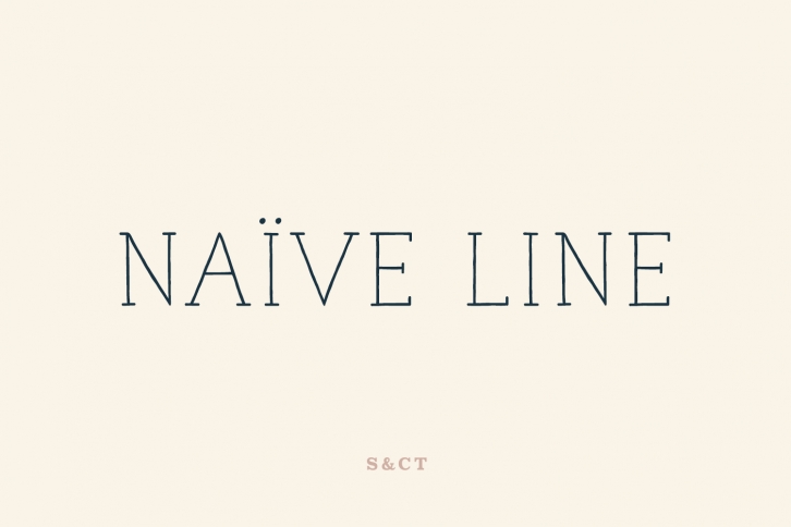 Naive Line Family Font Download
