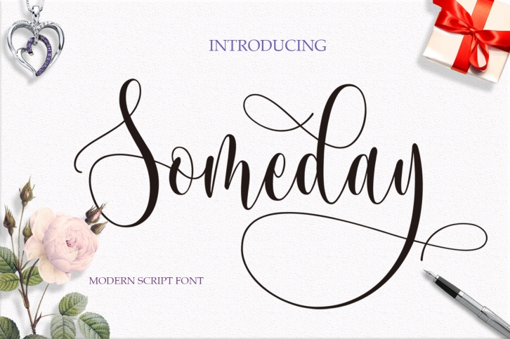 Someday Script Font Font Download