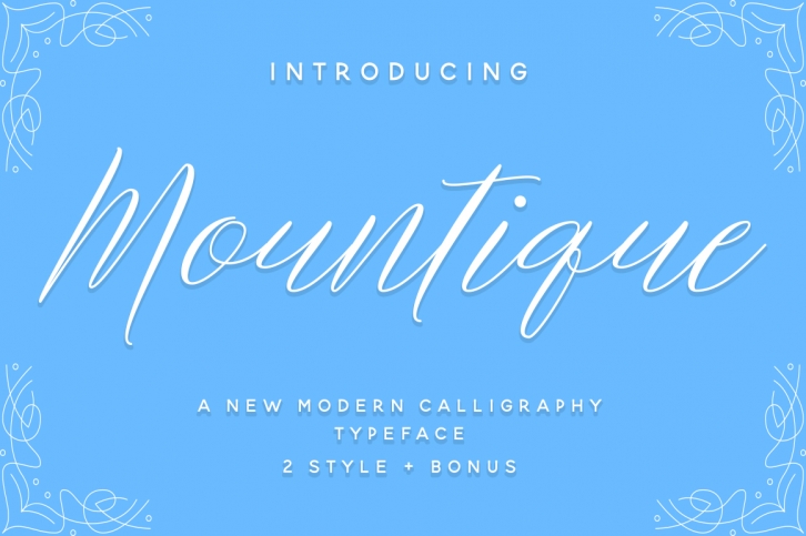 Mountique Typeface Font Download