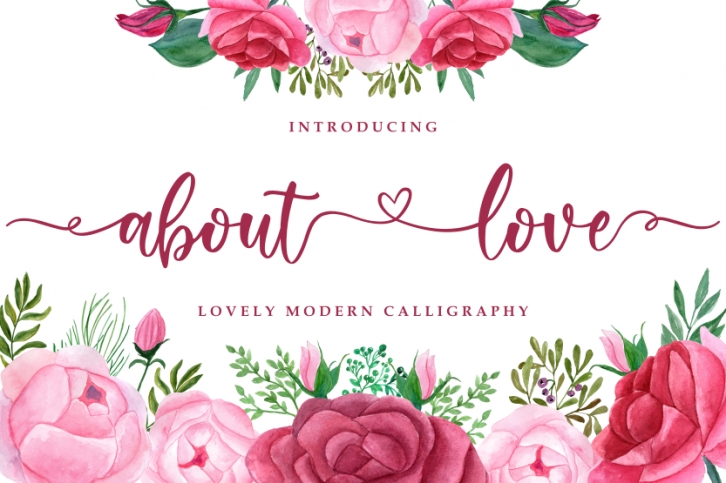 About Love Font Download