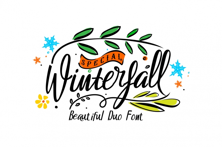 Winterfall Duo Font Font Download
