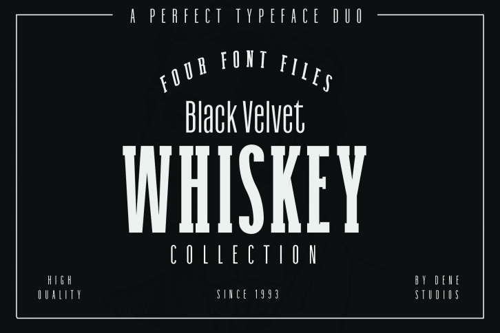 BLACK VELVET, A Font Duo Collection Font Download