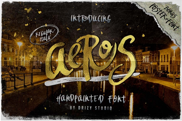 Aeros + Extra Font Roast Font Download