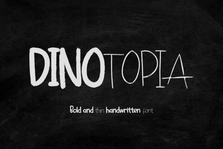 Dinotopia - Handwritten Font Font Download