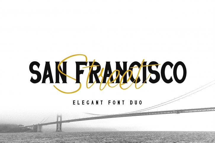 San Francisco Street Font Duo Font Download