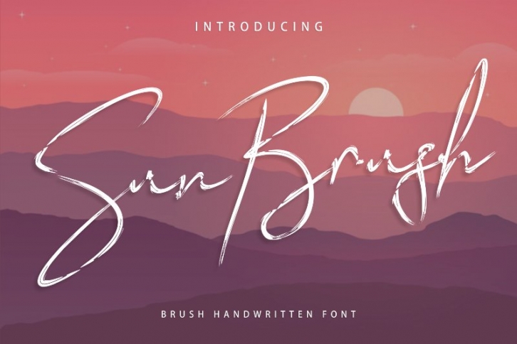 Sun Brush Font Download