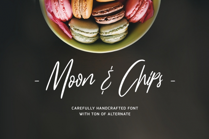 Moon & Chips Font Download