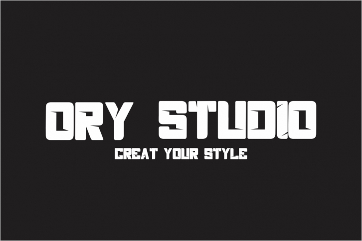 ORY STUDIO Font Download